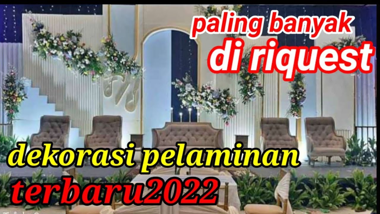 20 ide dekorasi pelaminan terbaru 2022,modern dan sederhana(@sonorson9382 )