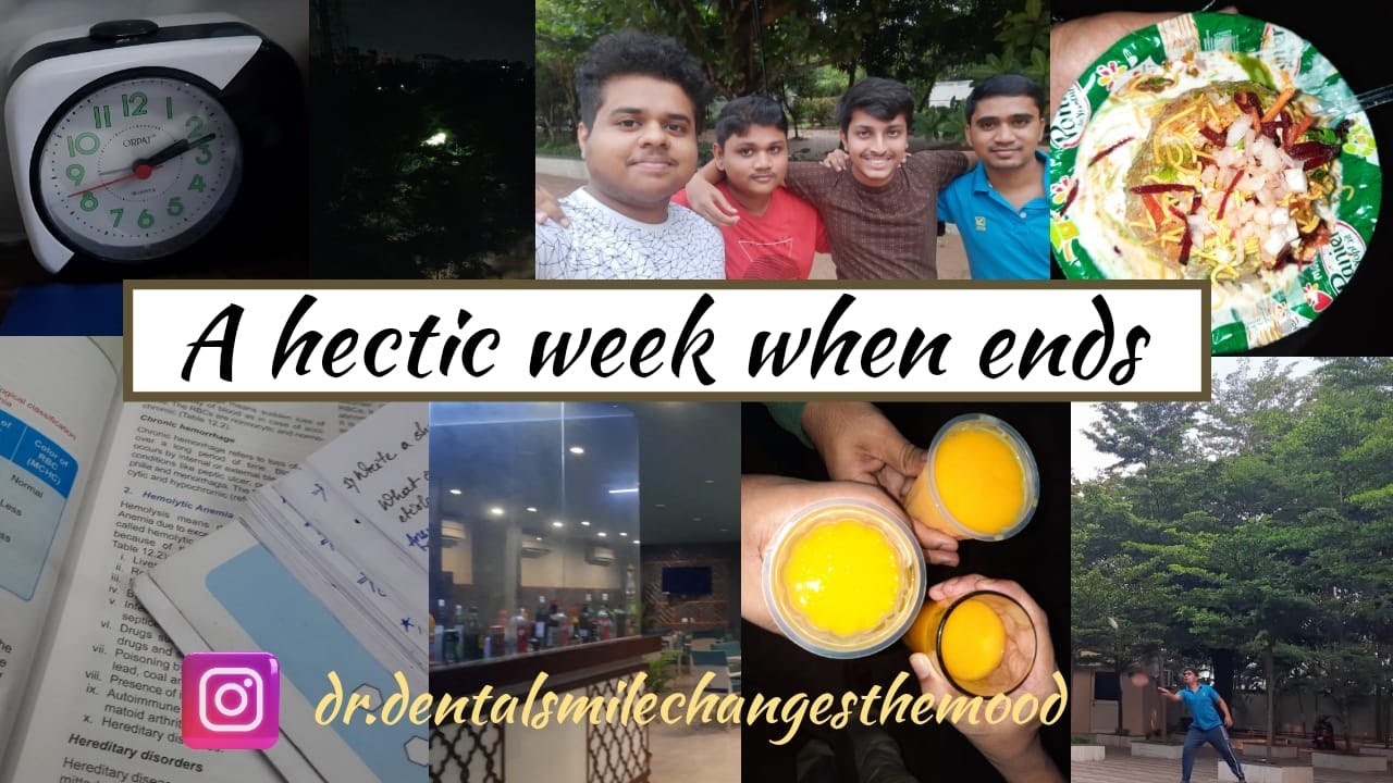 When a hectic week ends | Sunday #vlog | Life of a #dental student