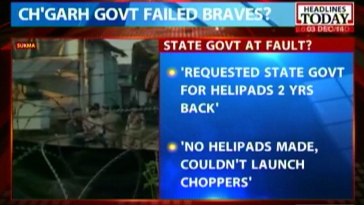 CRPF jawans did not receive air support for over 24 hours