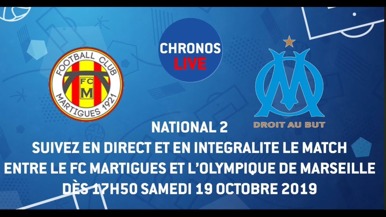 FC Martigues - Olympique de Marseille 2 // Football // National 2 D (9e J)
