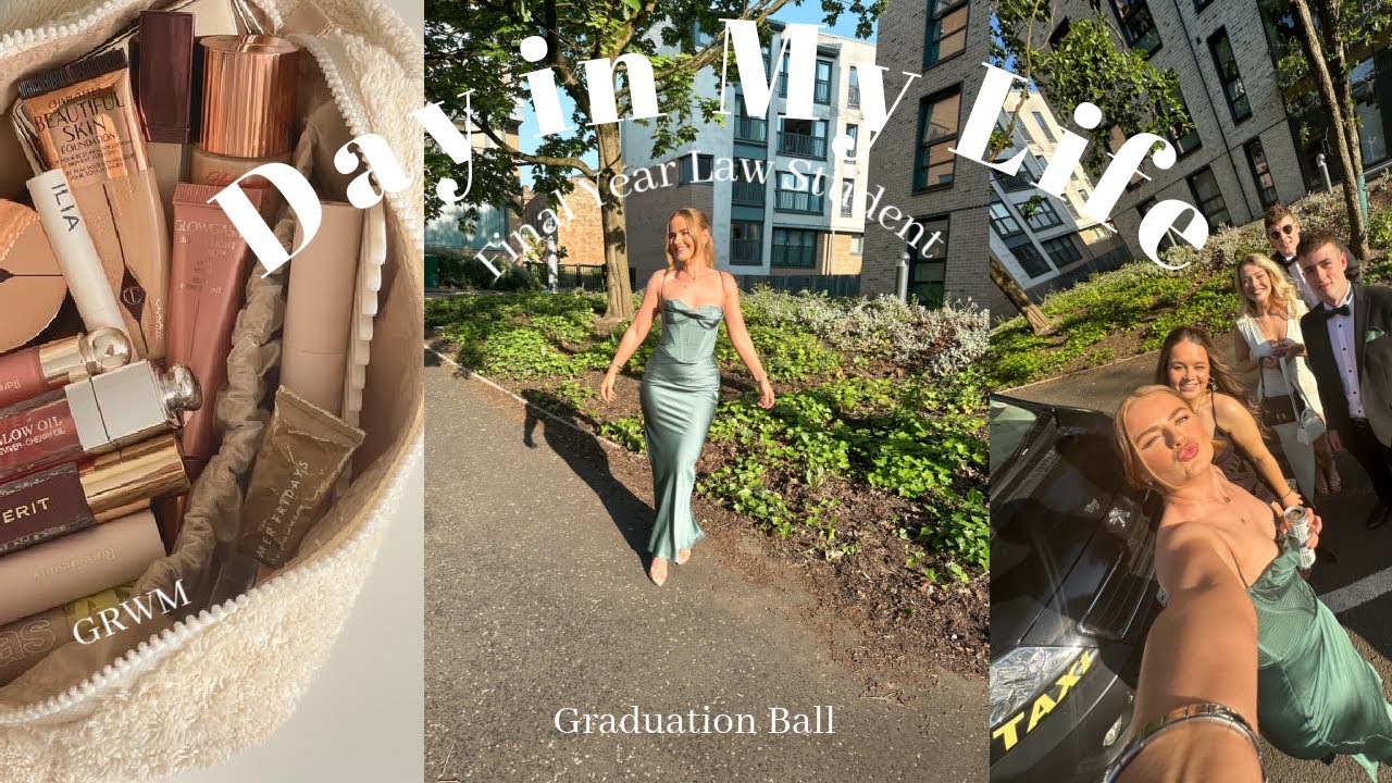 Day In My Life | Final Year Law Student, GRWM for Grad Ball