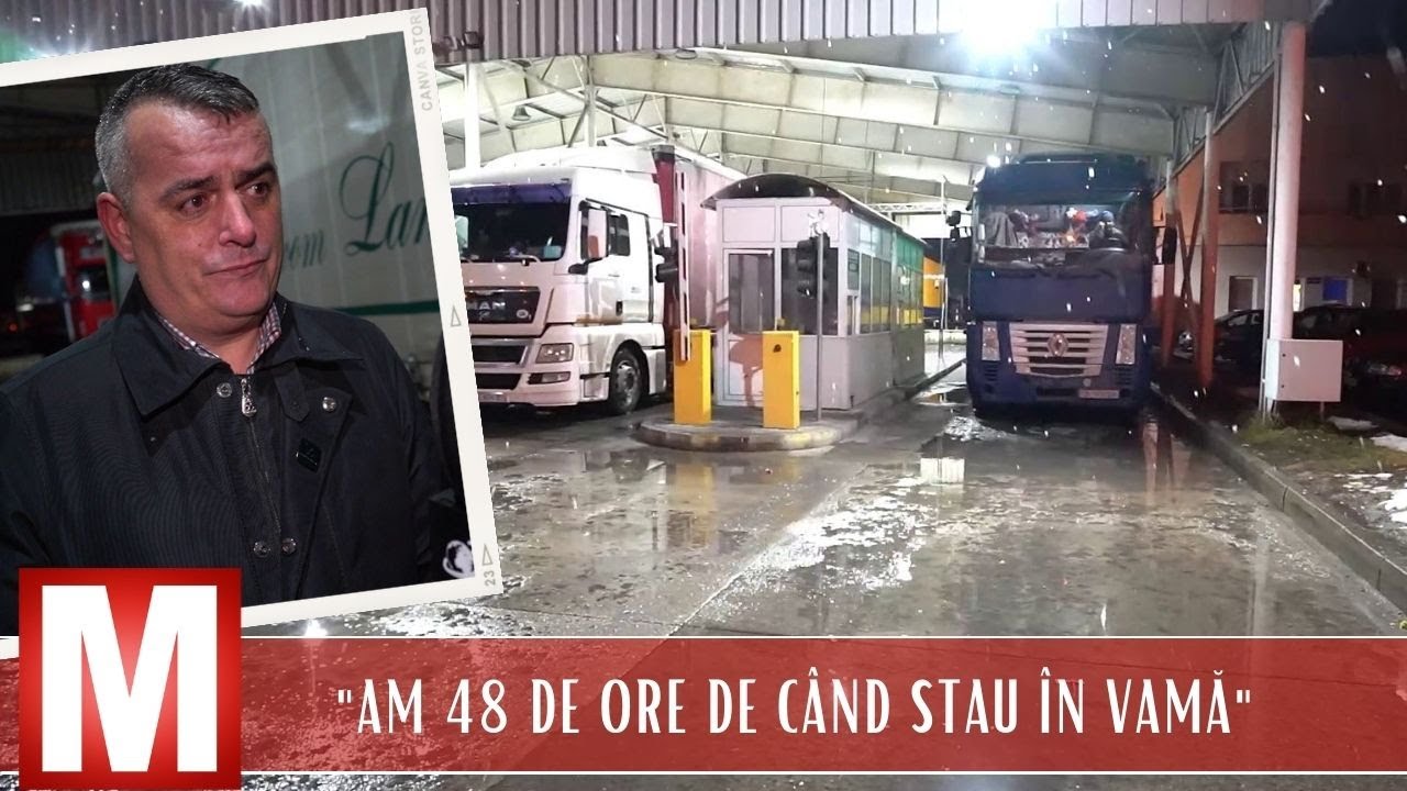Cozi kilometrice la intrarea și ieșirea din România prin Vama Siret