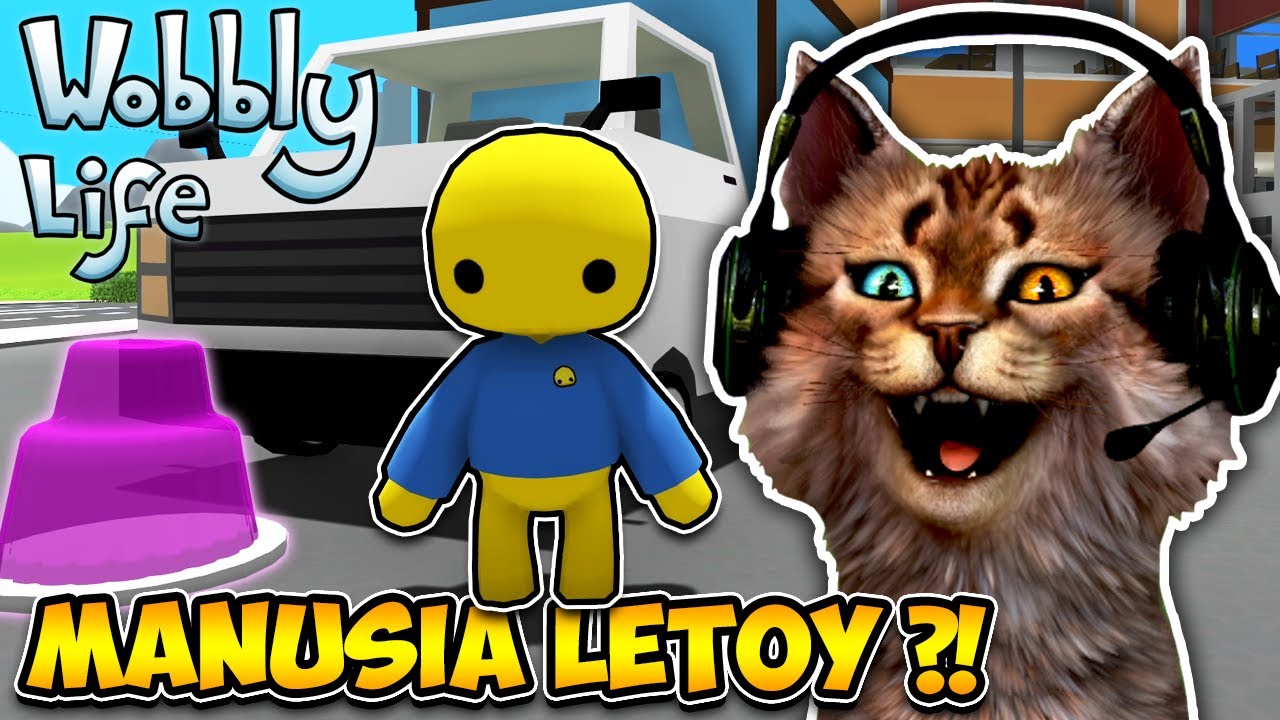 MANUSIA LETOY JADI KURIR JELLY ?? - Wobbly Life Indonesia