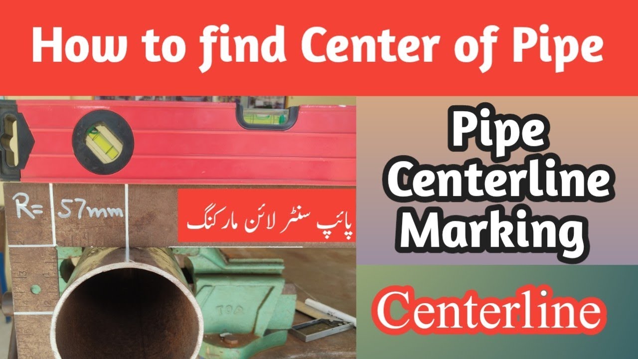 how to find center of Pipe | pipe centerline marking | pipe Center | @pipefitters