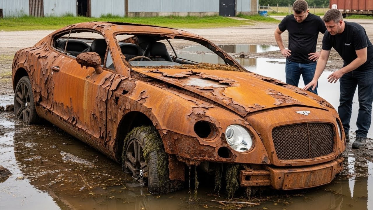 Asmr Car Restoration! Full Restoration of a Bentley Continental GT from Total Disrepair to New