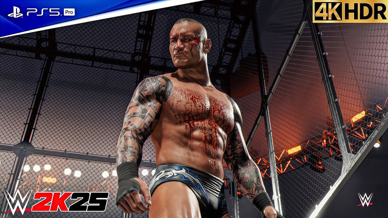WWE 2K25 - Randy Orton vs. Jimmy Uso | Hell in a Cell Match | PS5 Pro [4K60]