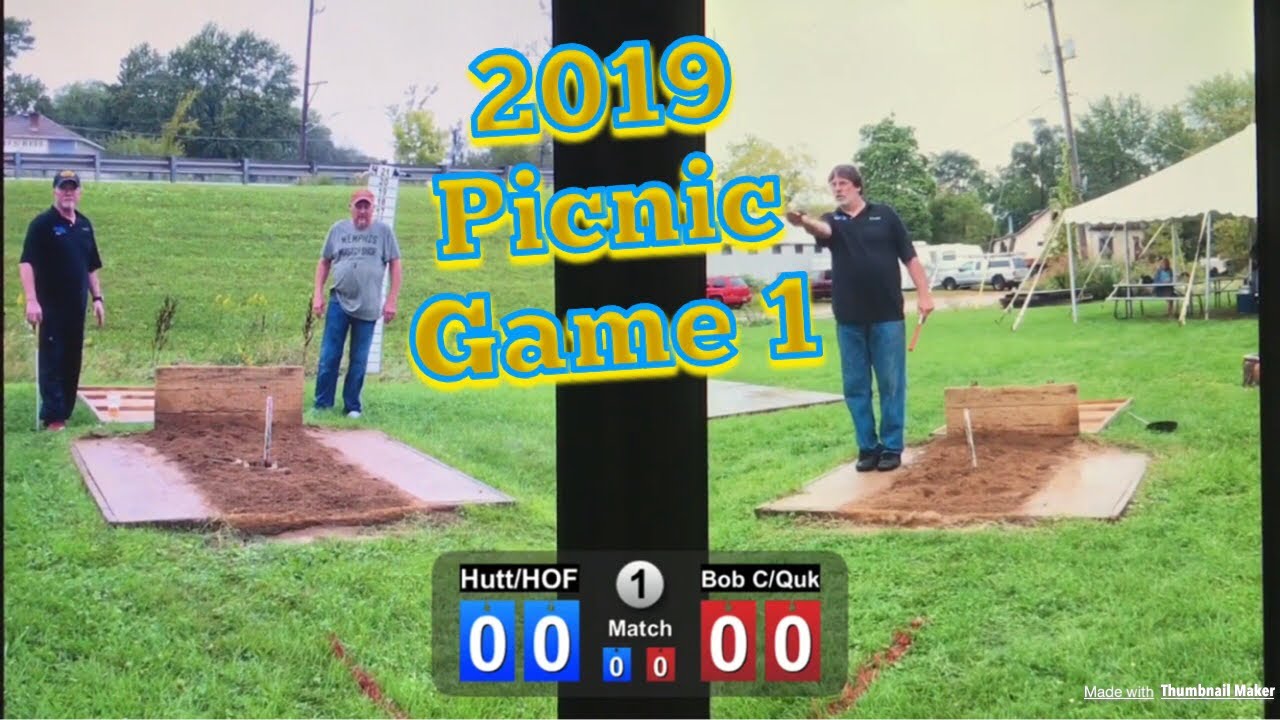 Horseshoe tournament Game 1 Annual Picnic NIHL
