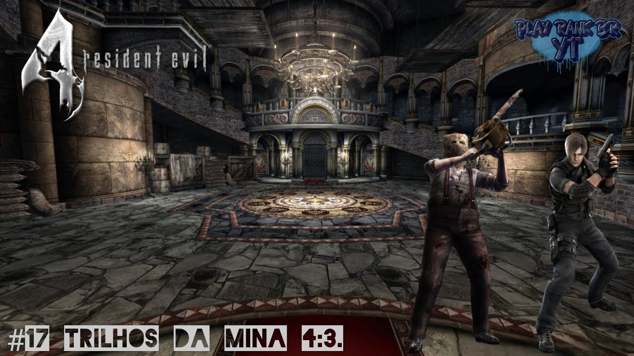 Resident evil 4 Dublado (2005) #17 trilhos da mina 4:3.