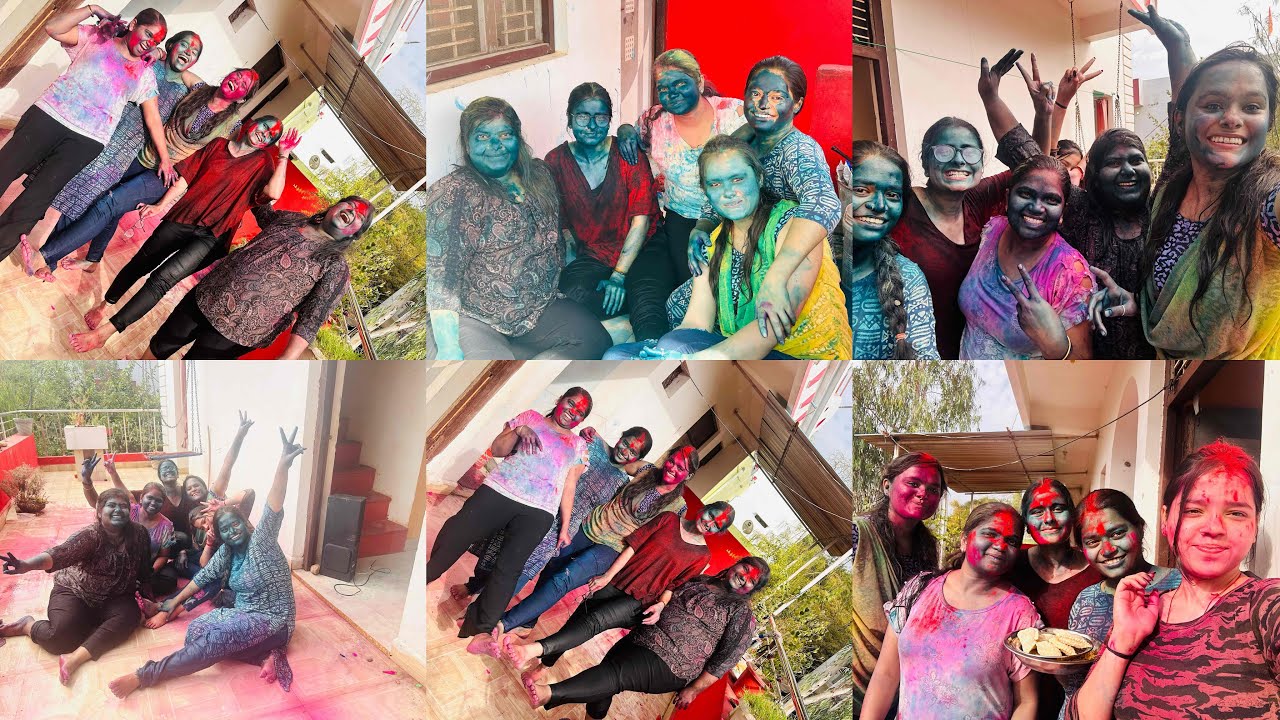 Holi celebration with frnds😍😍❤️❤️