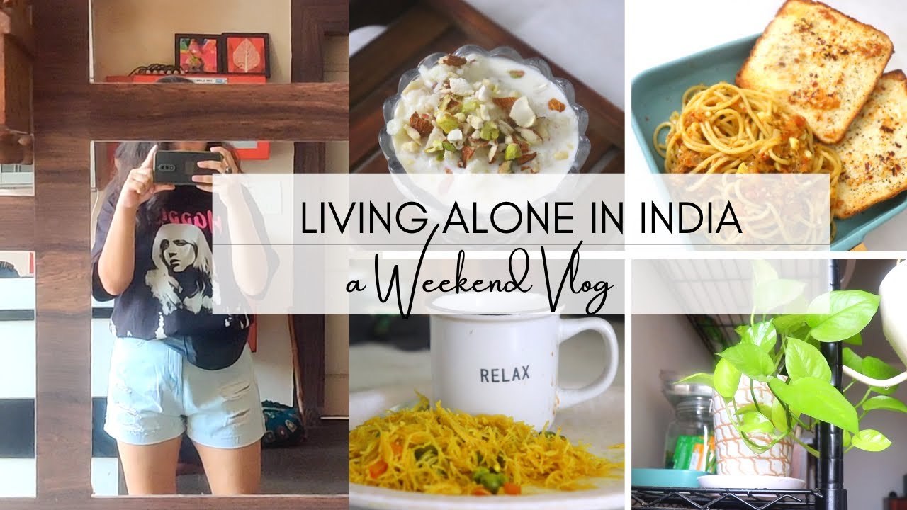 SUB-VLOG || Living Alone in India || Cooking, Restocking, Amazon Haul, Enjoying Weekend || ASMR
