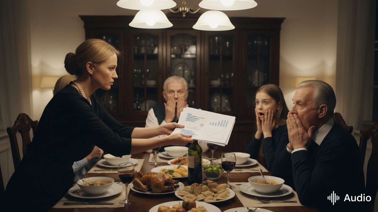Zdrada w rodzinie: wznieśli toast za mojego byłego męża-oszusta, a ja położyłam na stole dowody...