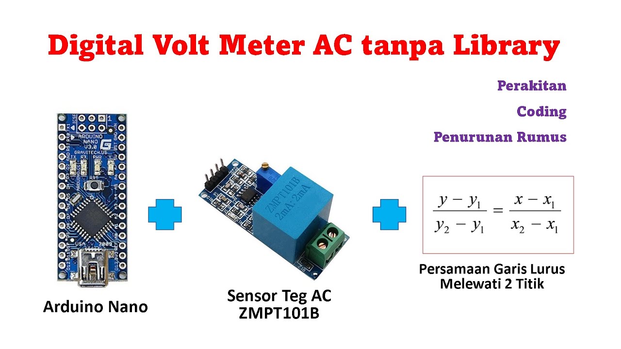 ZMPT101B Arduino Nano Digital Volt Meter