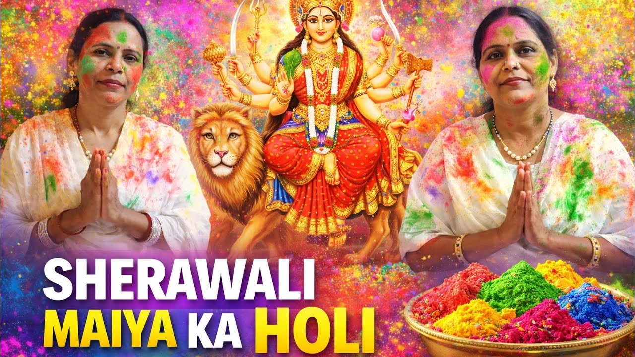 Maiya ka special superhit holi ashirwad bhajan #subscribe #comment #like #love #bhaktibhajan #share 