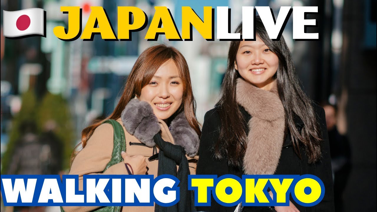 Tokyo Japan 🇯🇵 Walk Travel Guide 🧳 ✈️  Japanese Passport Bros Passport Man Live