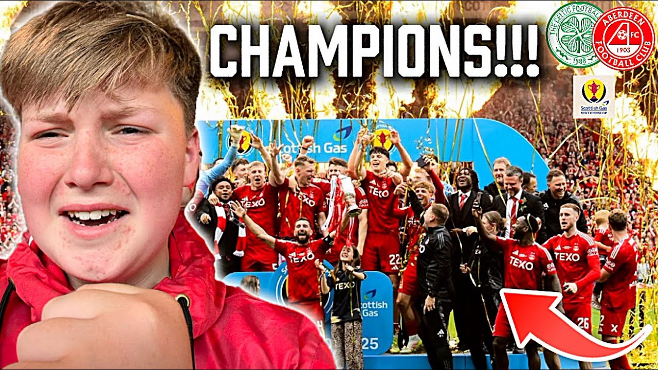 🏆 SCENES as ABERDEEN Win the Scottish Cup after 35 YEARS!!! 🤩