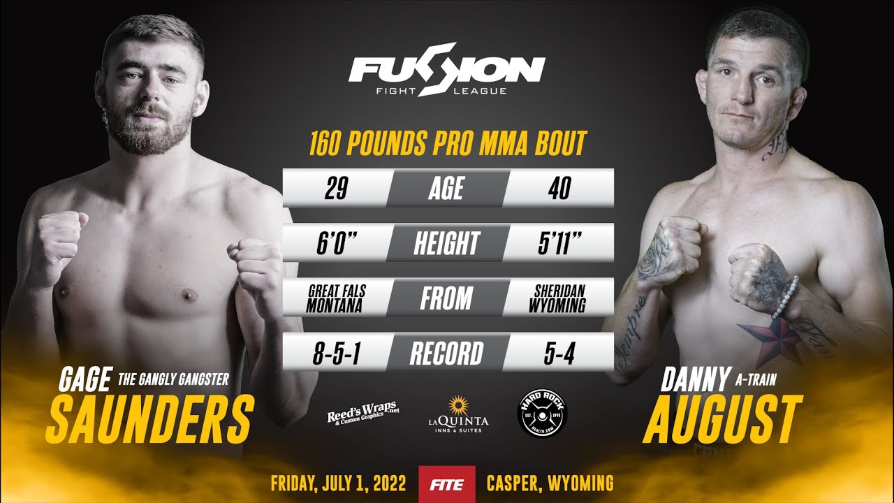 Fusion Fight League | Saunders -VS- August | July 1, 2022 | Casper, WY