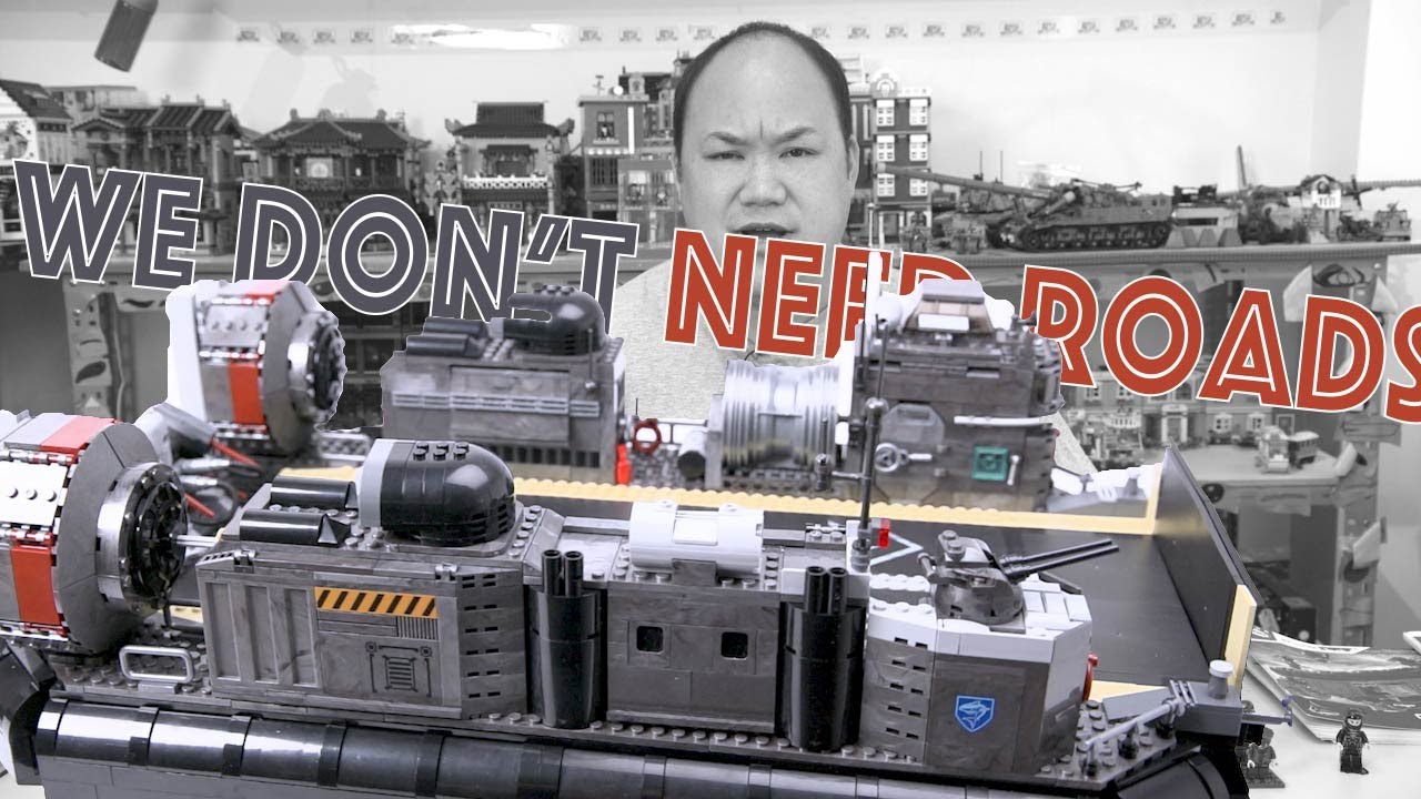 The Amphibious Transport Ship LCAC Hovercraft | Xingbao Brick Review XB06019