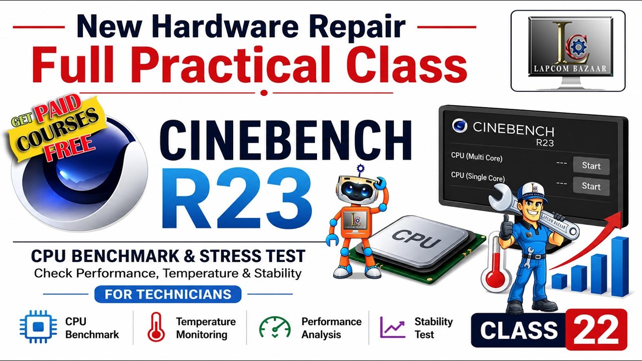Cinebench R23 CPU Score Guide 2026 | Single Core vs Multi Core Explained Bangla🔥| #cpurepair