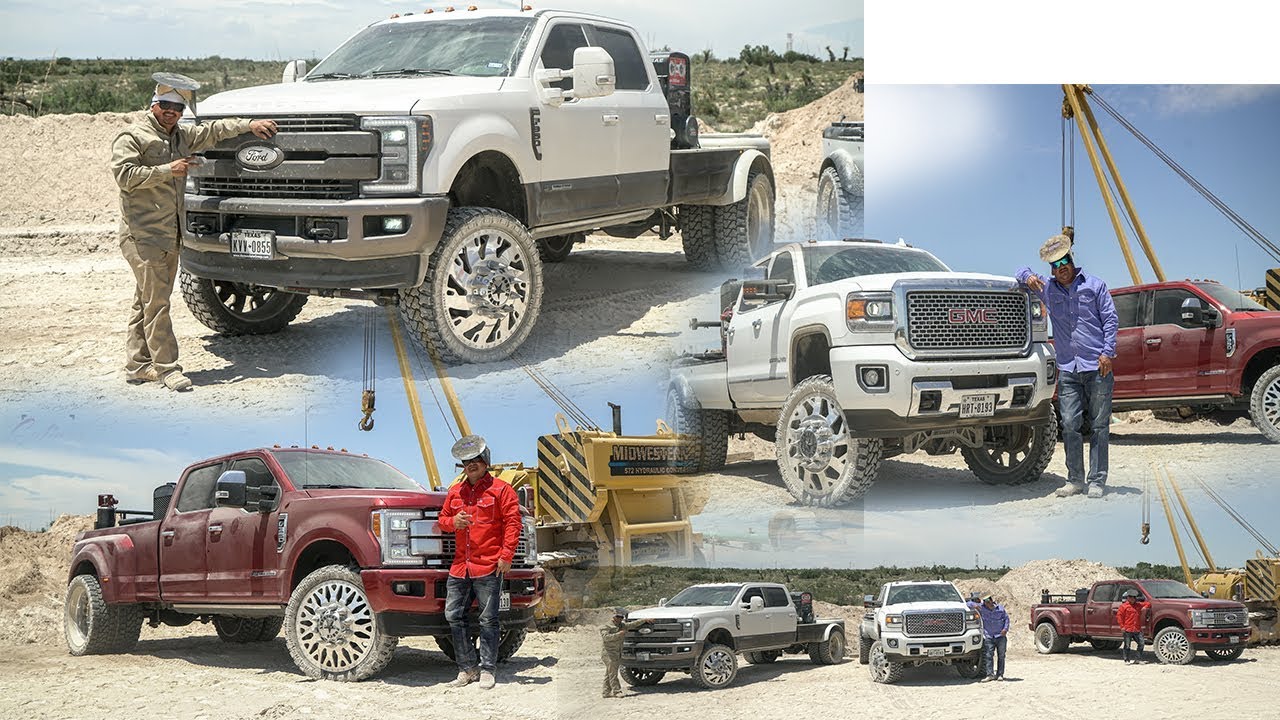 HOW WEST TEXAS USES SHOW TRUCKS FOR PIPELINE WELDING! LIFTED 2019 F350S ON 26