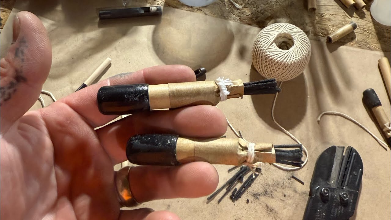 Making a traditional time fuse: The Spollette
