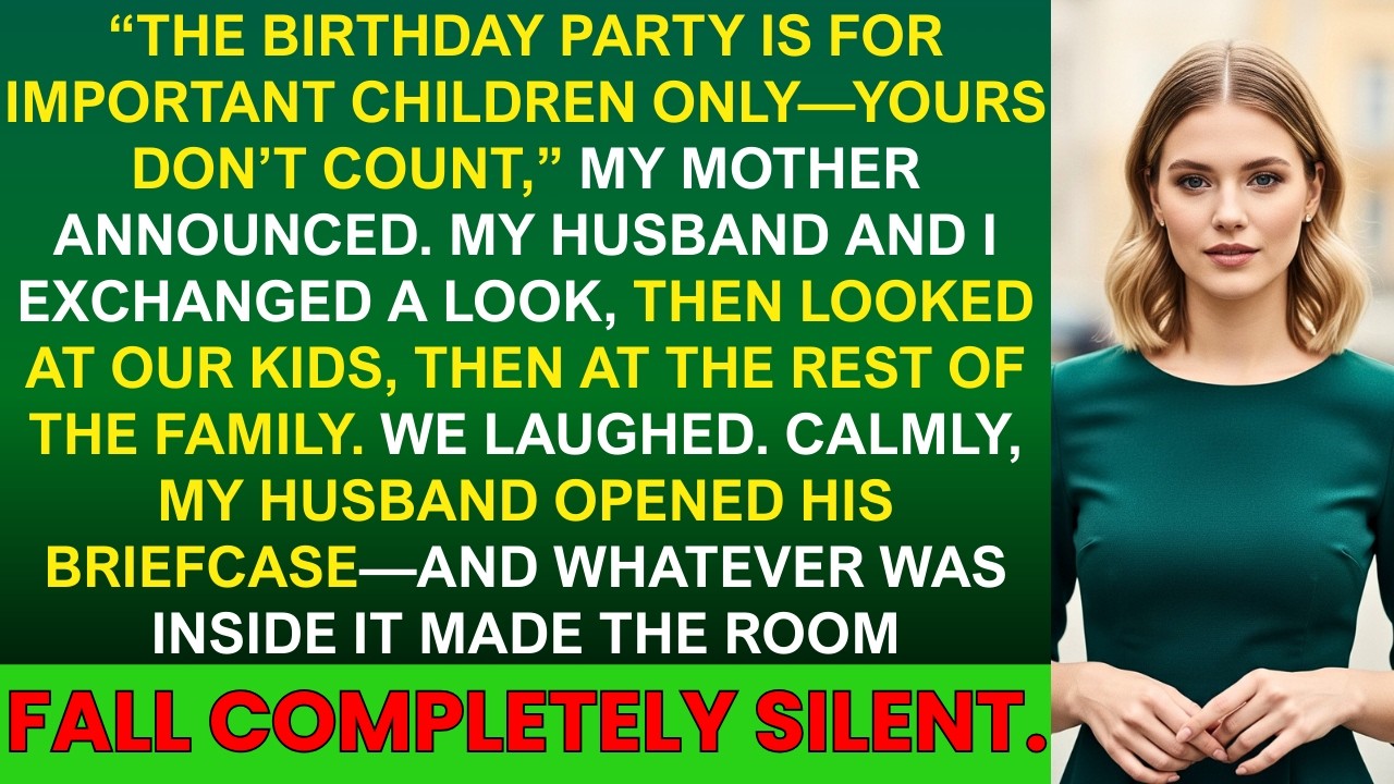 My Mom Said Parties Are Only for Important Children. My Kid Was in Tears—Then Everything Changed.