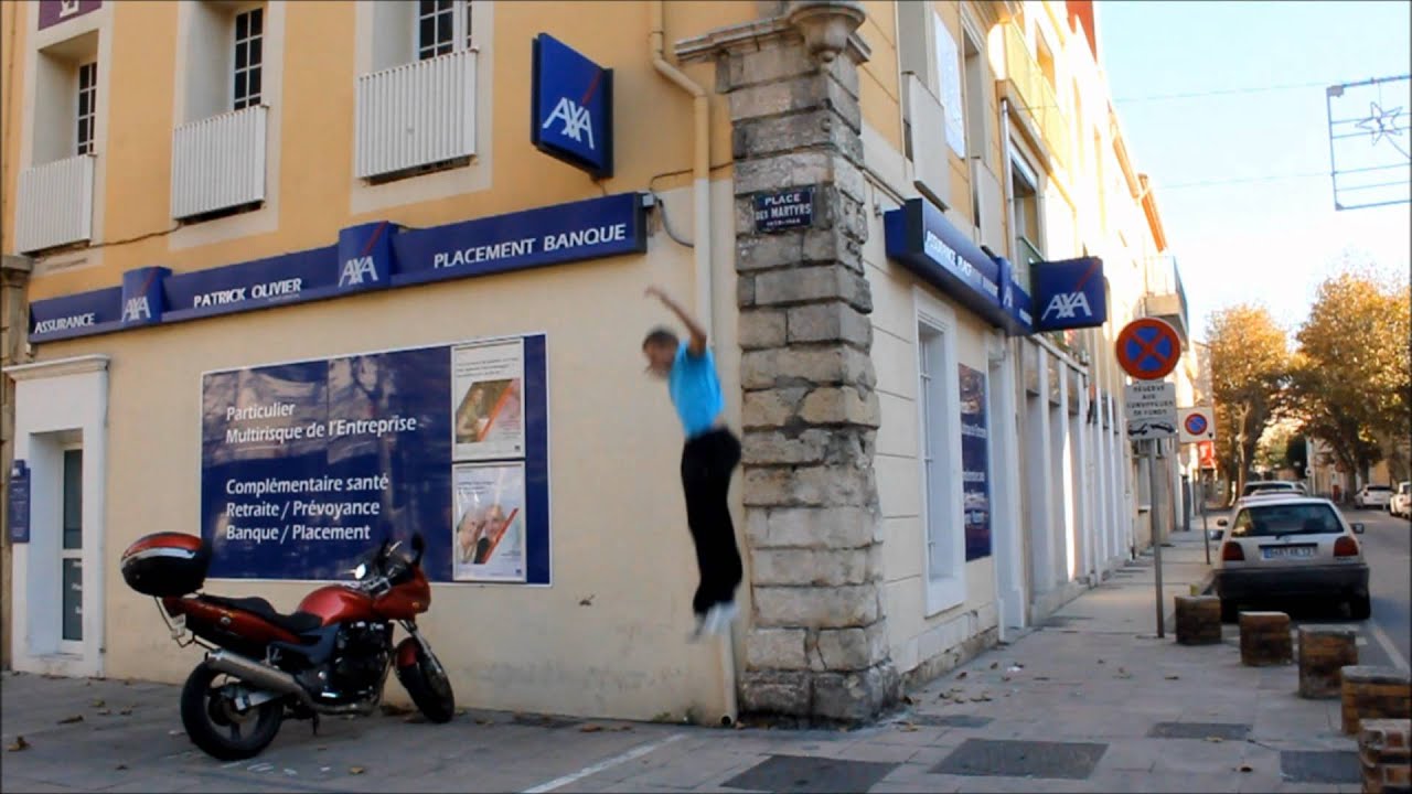 Wall climb Parkour - Anthow