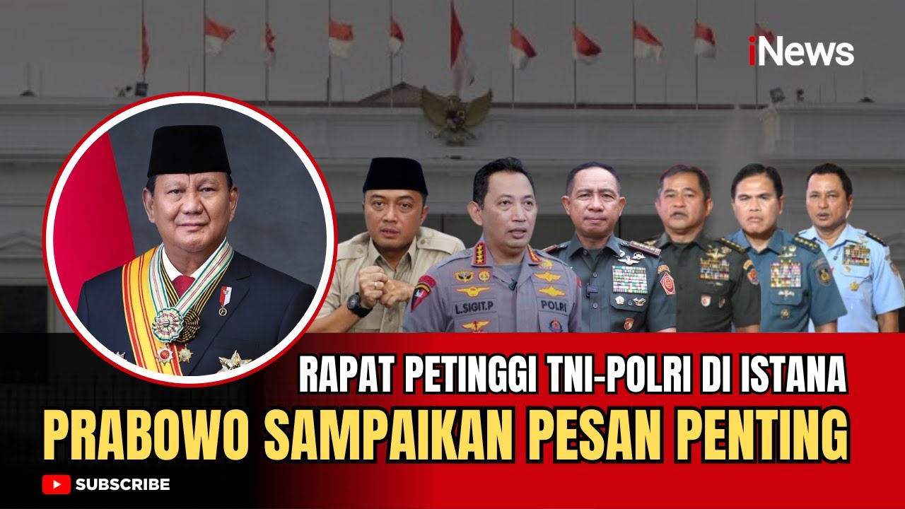 Apa Pesan Prabowo? Mensesneg Ungkap Isi Rapat TNI–Polri di Istana
