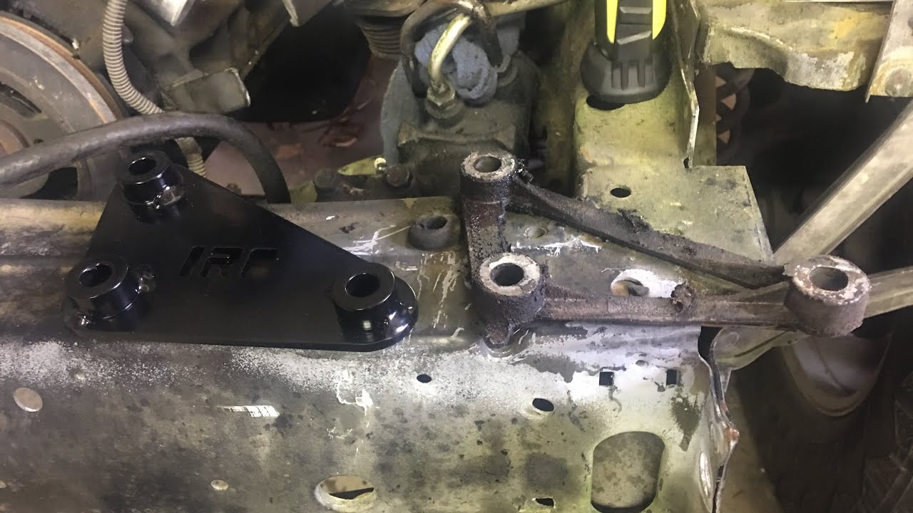 IRON ROCK OFFROAD JEEP XJ STEERING BOX SPACER INSTALL