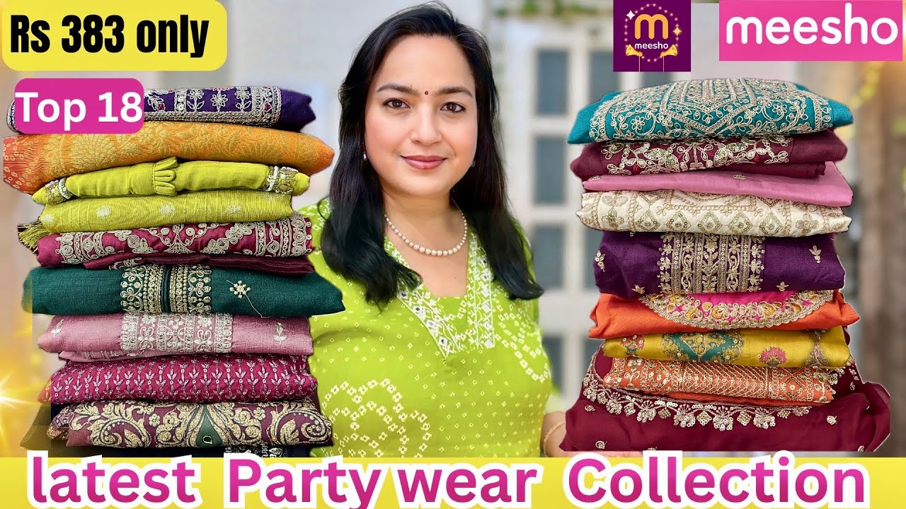 *Huge*Meesho Party wear kurta Sets Starting Rs 383 Only #meeshofinds #partywearkurtaset @ashigautam 