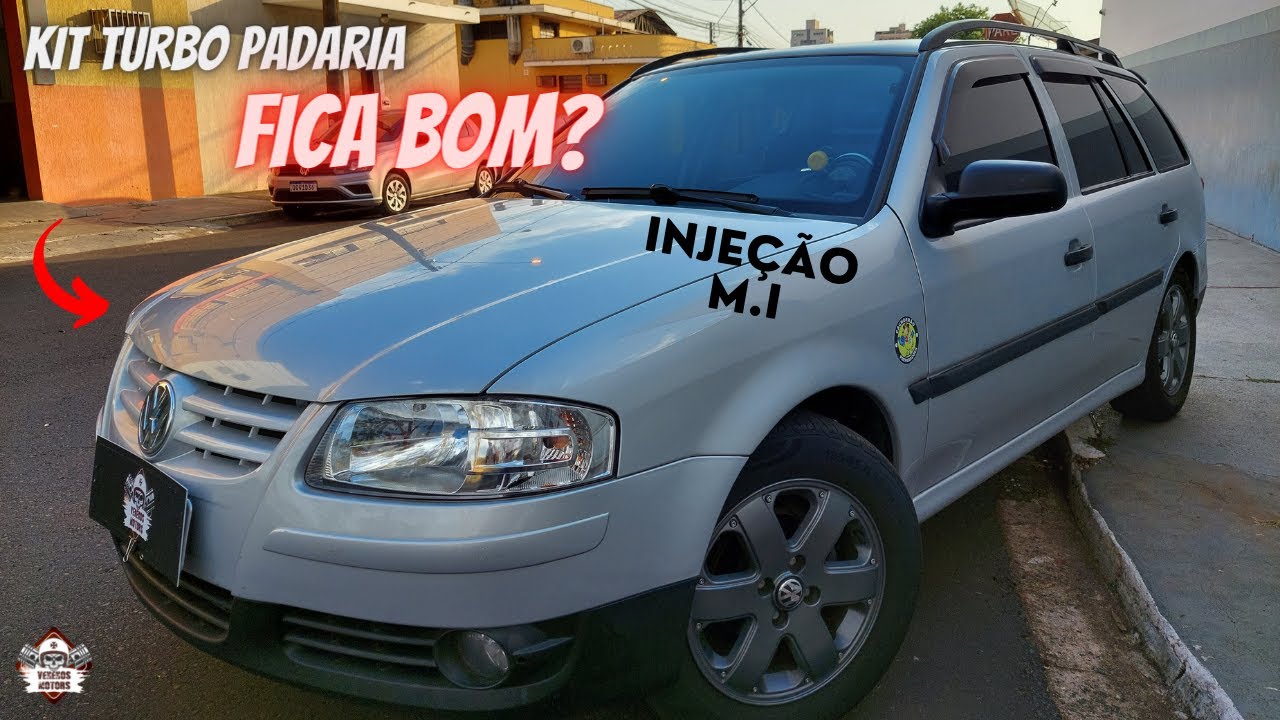Parati G4 Flex Com Kit Turbo Padaria- SERA QUE FICA BOM NA INJEÇÃO ORIGINAL?  KIT TURBO BASICO