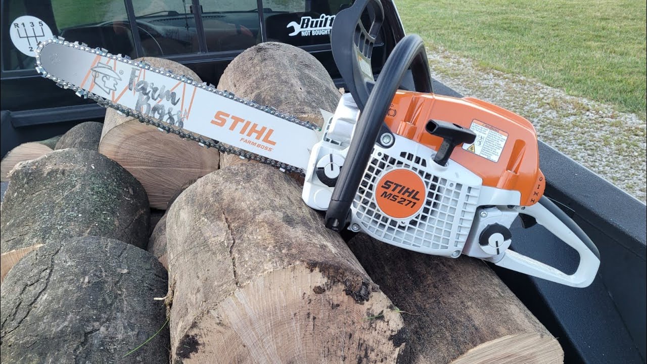 Stihl ms 271 !!! Unboxing and first start!!!