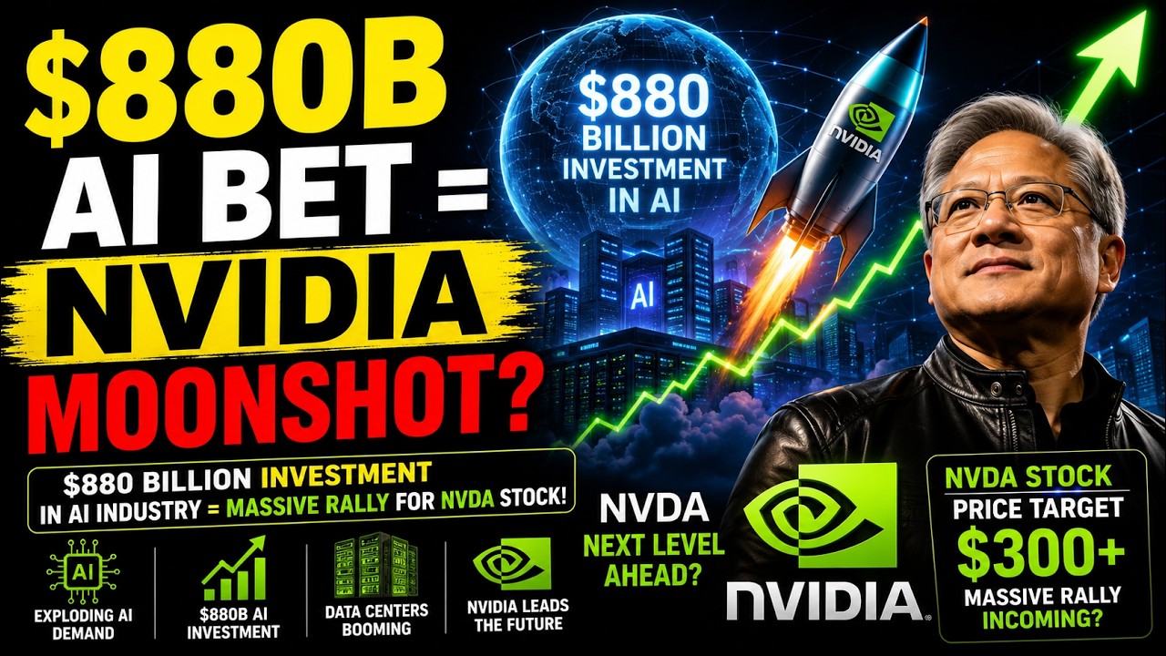 🔥 Инвестиции в ИИ на $880 миллиардов! Акции Nvidia готовы к взлету? | Акции NVDA | Фондовый рынок