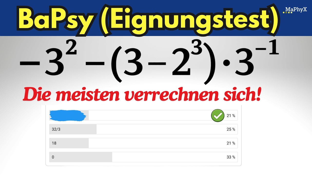 Die meisten rechnen das falsch – schaffst du es richtig?