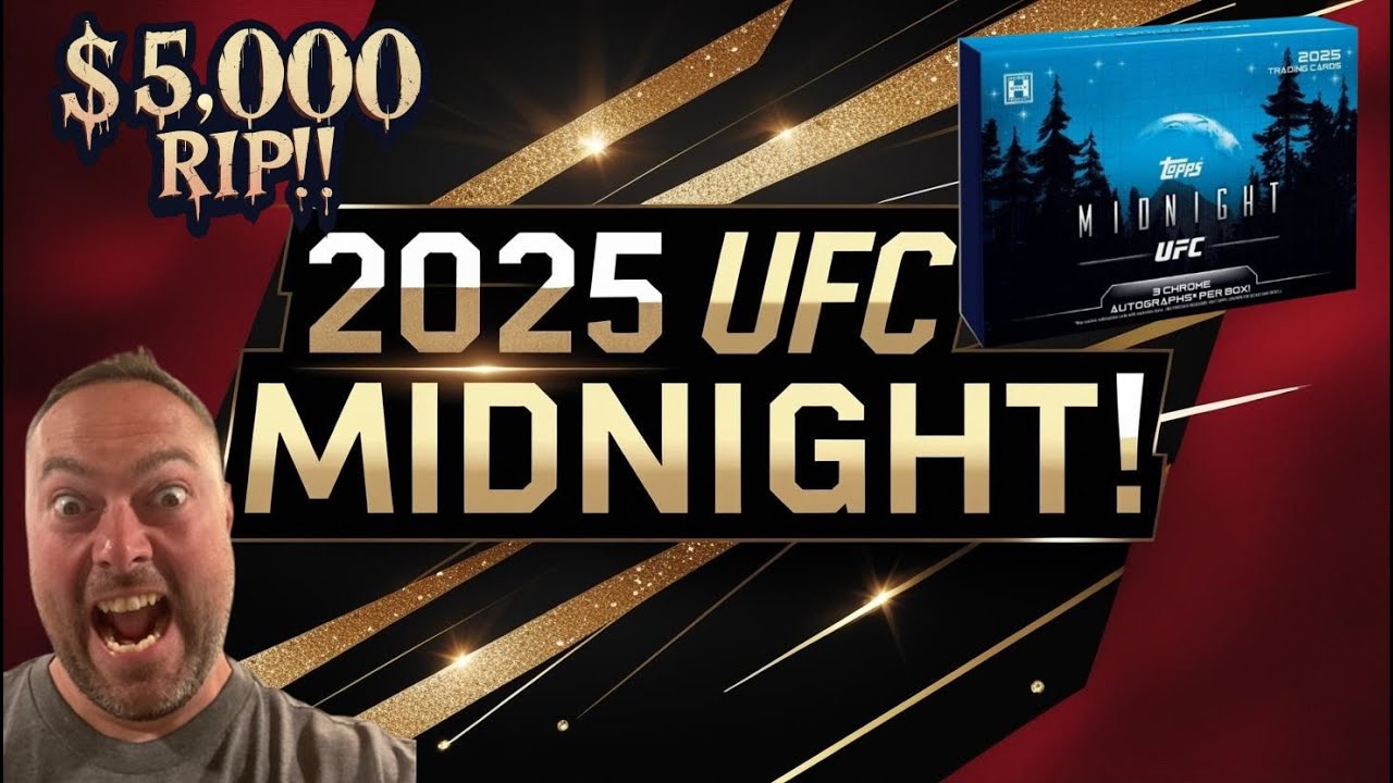 NEW! 2025 Topps MIDNIGHT UFC - $5,000 REVEAL!