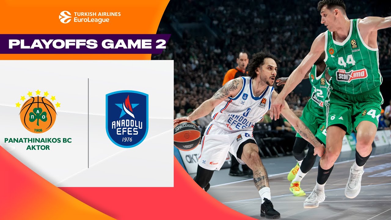 PURE MADNESS Until Final BUZZER | Panathinaikos - Anadolu Efes | BASKETBALL HIGHLIGHTS PLAYOFFS 2025