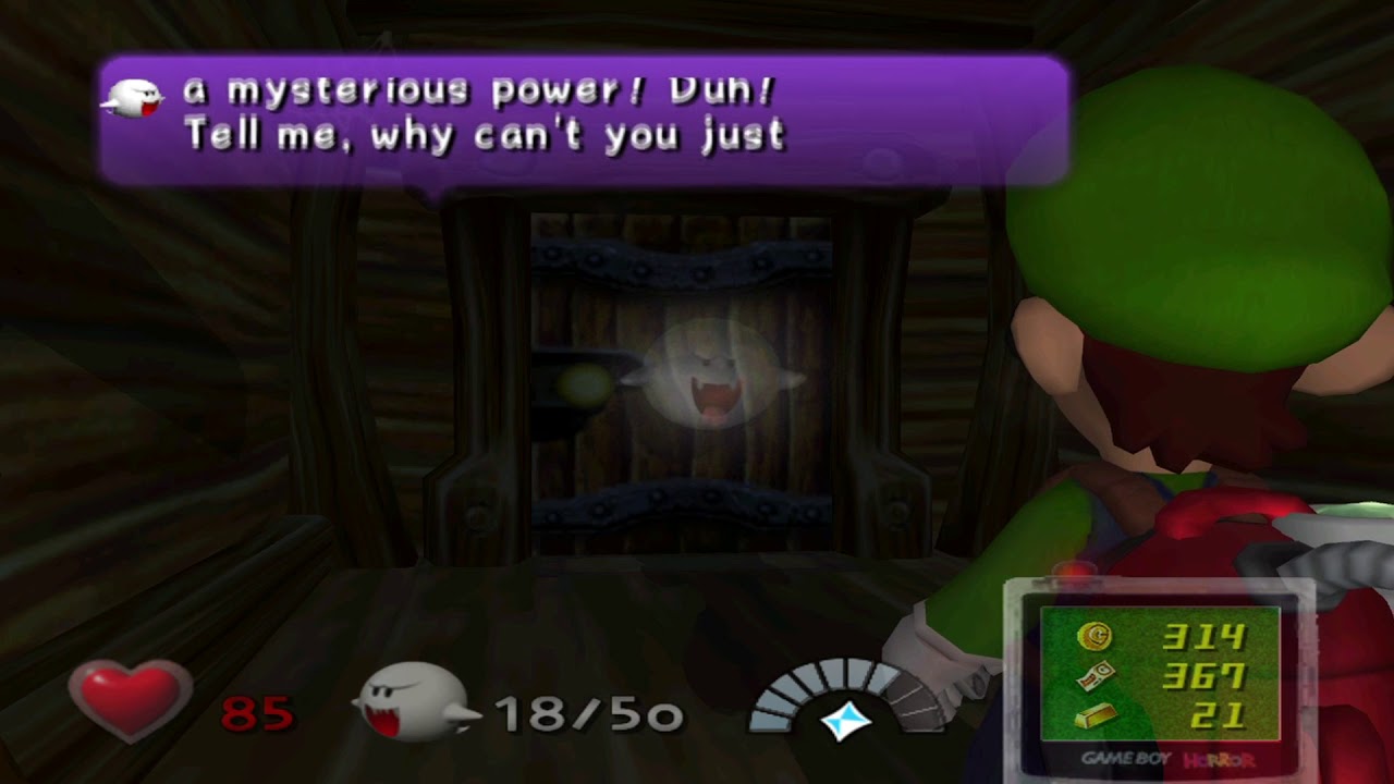 Luigi's Mansion Cutscene - Not Enough Boos to Fight Boolosus 1080p