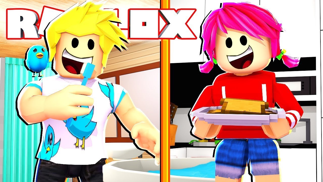 Субботнее утро в особняке Taco Crew! Ролевая игра Roblox Bloxburg