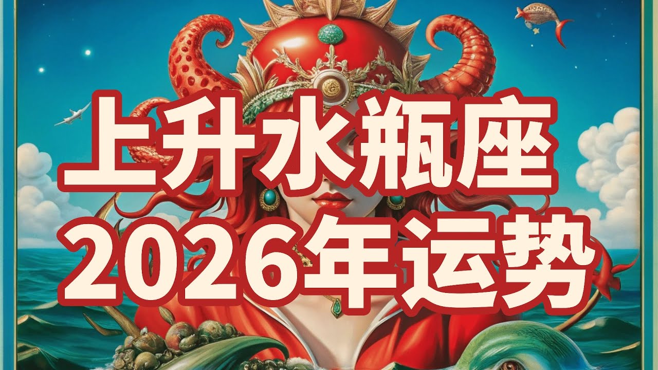 上升水瓶座2026星座运势·全解析