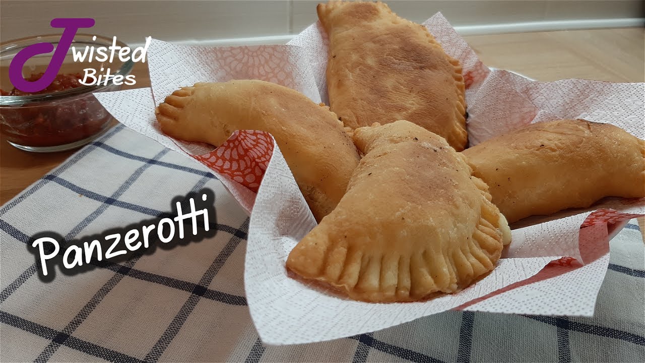 Panzerotti (Italian deep fried pizza) l Twisted Bites  _  بيتزا البانزيروتي الايطالية اللذيذة