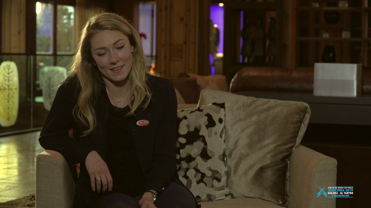 MIKAELA SHIFFRIN INTERVIEW - FIS SKI WORLD CUP FINALS GRANDVALIRA ANDORRA 2019