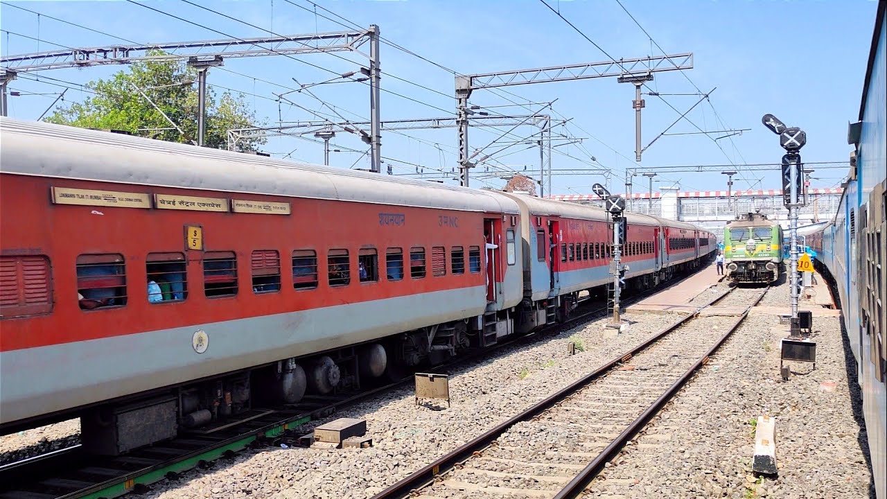 Daund Chord Line Station To Daund Junction Railway Station | Train Arrival Departure Daund Junction