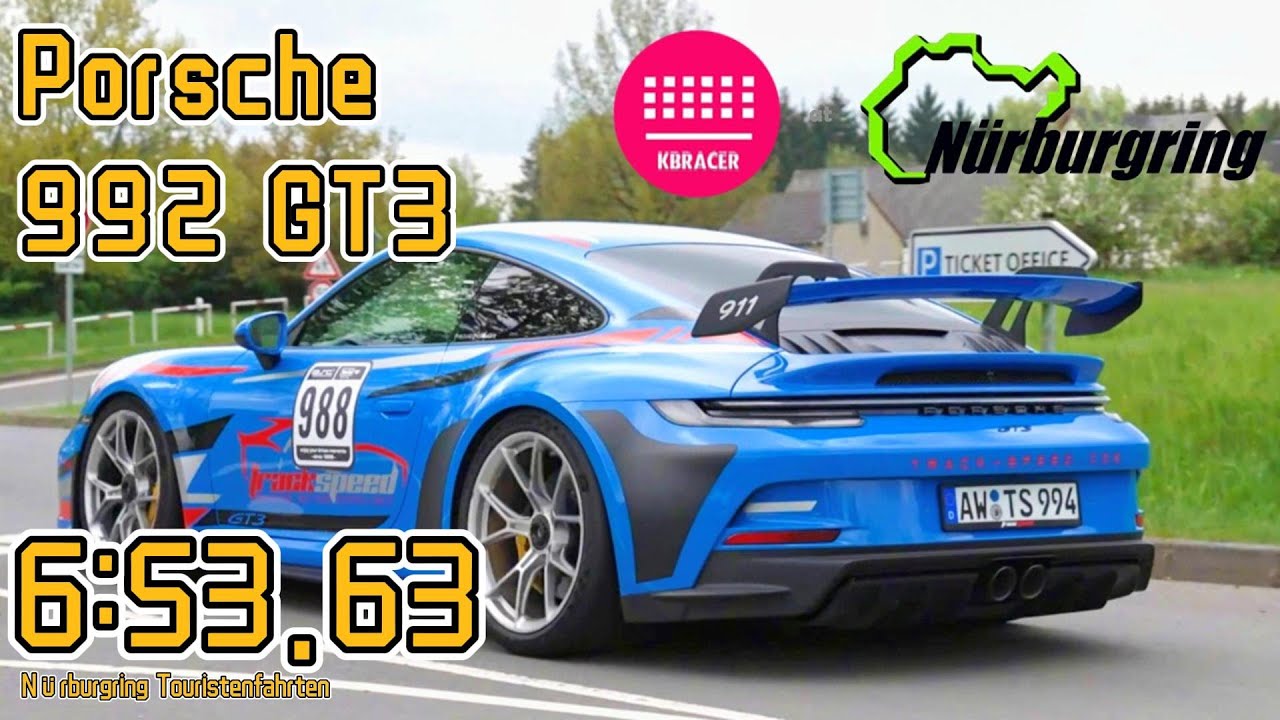 Fastest BTG Lap for Stock 992 GT3 (so far) // Nürburgring Touristenfahrten POV [BTG 6:53]