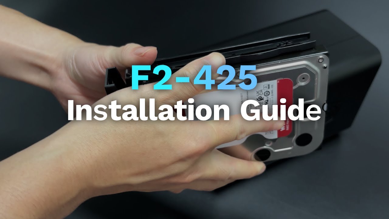 How to Install a Hard Drive - for TerraMaster F2-425