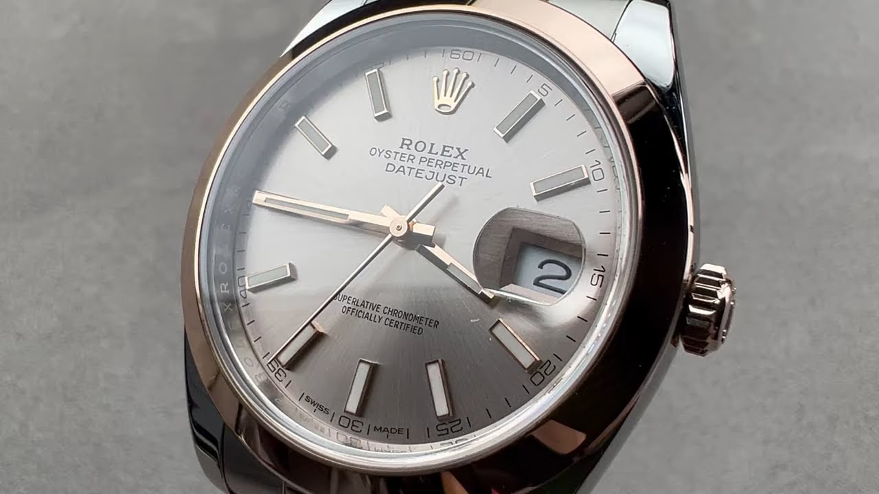 Rolex Datejust 41 Steel Rose Gold 126301 Rolex Watch Review