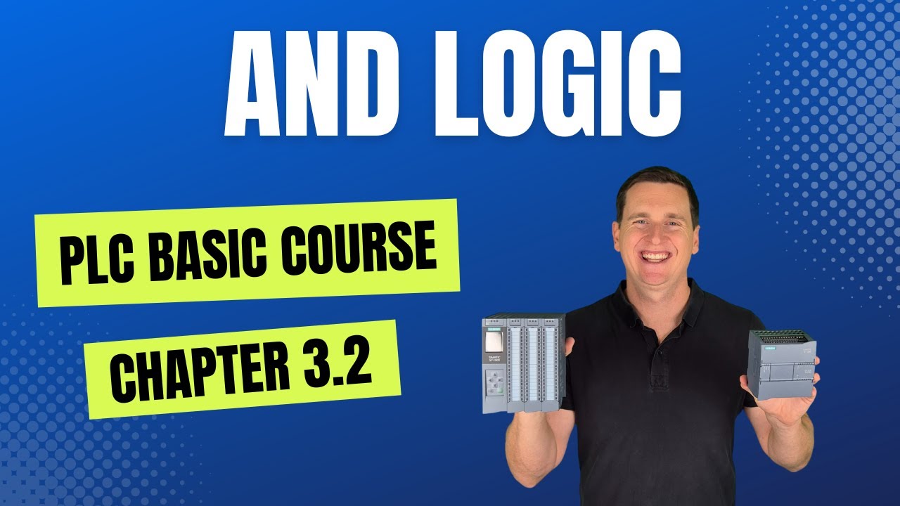 PLC Basic Course 3.2 | AND Logic | Learn PLC Programming in TIA Portal