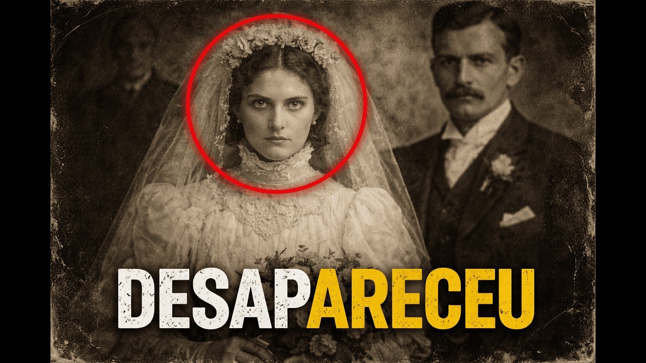 Era apenas uma foto de casamento… até perceberem que a noiva desapareceu horas depois