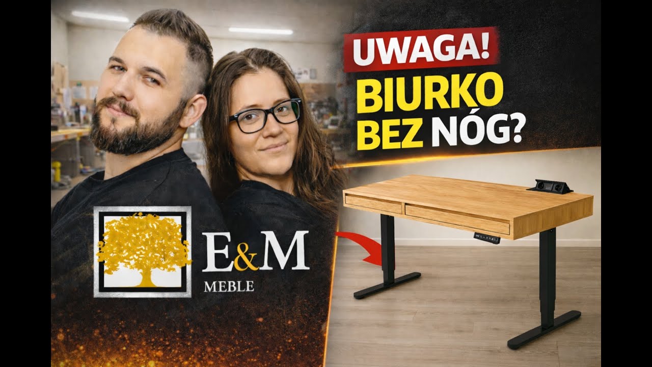 Biurko z elektryczną regulacją wysokości !