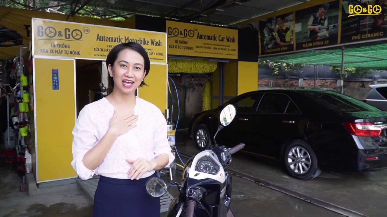How To Wash a Motorbike in 3 Minutes | Motorbike Washing Machine GO&GO