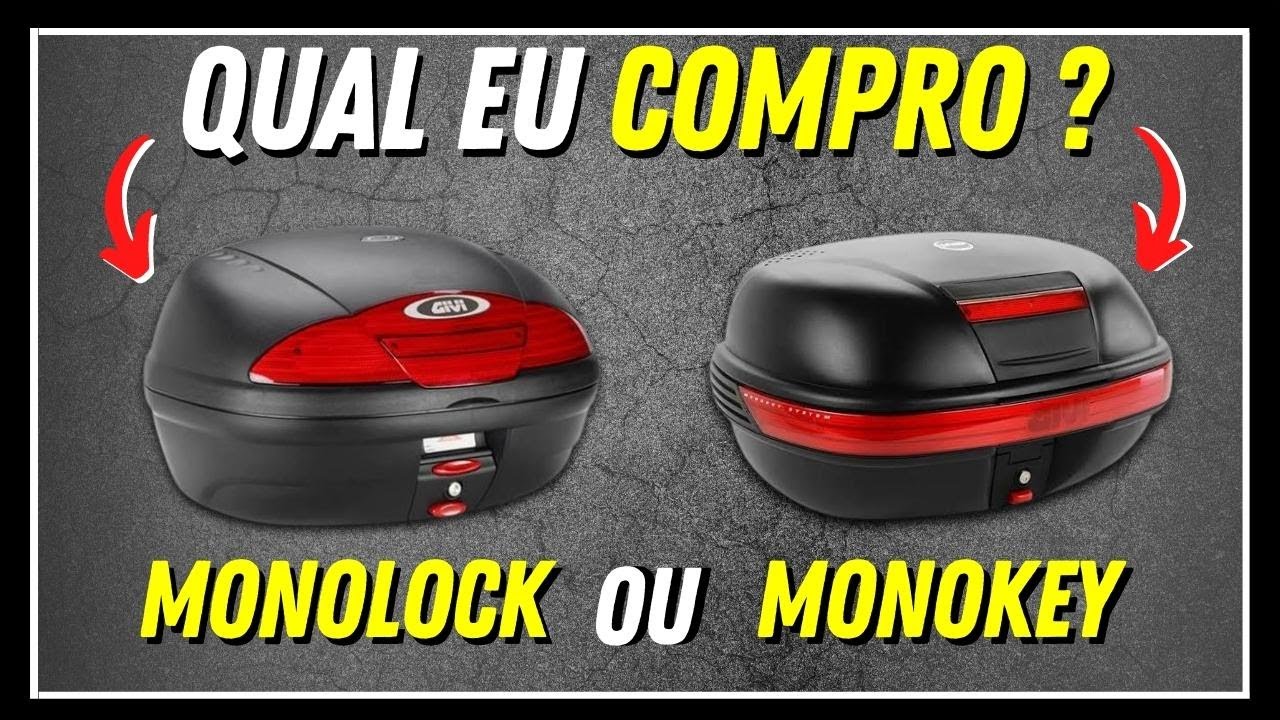 COMPRE O MELHOR BAU PARA A SUA MOTO / Compre a base e o bauleto certo / GIVI MONOKEY ou MONOLOCK ?