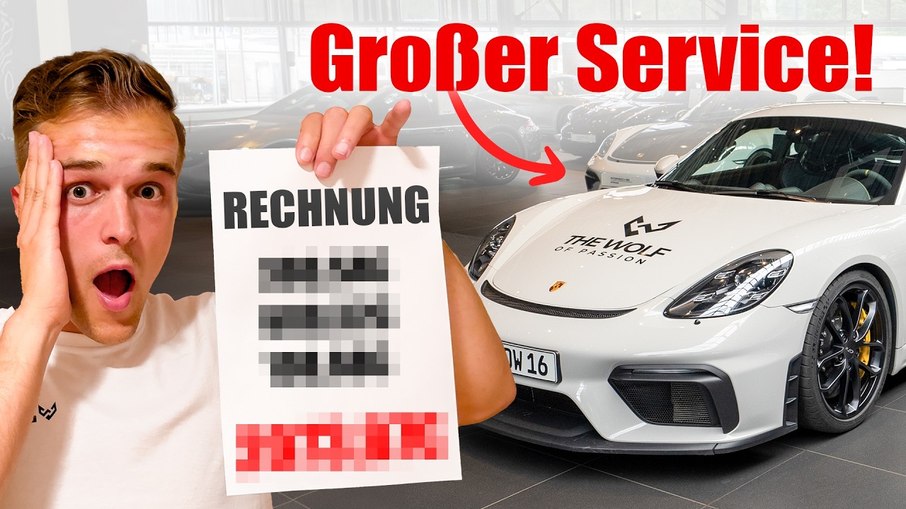 Schockiert!? GROßER SERVICE KOSTEN beim Porsche GT4!